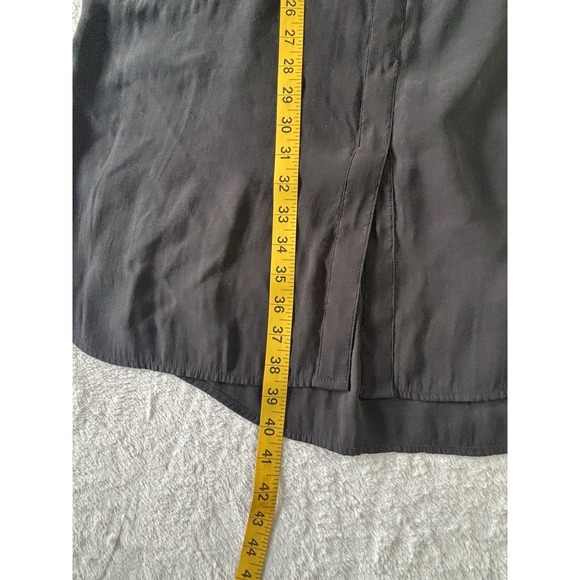 J-Jill Women's Tunic Black Dress Size Small with Pockets Sleeveless Summer Beach - Picture 5 of 13